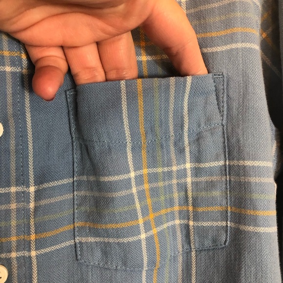 Free Assembly Long Sleeve Button Down Plaid Shirt. Men’s Size XS. NEW WITH TAGS - Picture 6 of 8